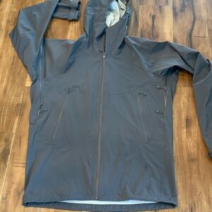 Mec Men waterproof Hooded Jacket - Gray large Tall